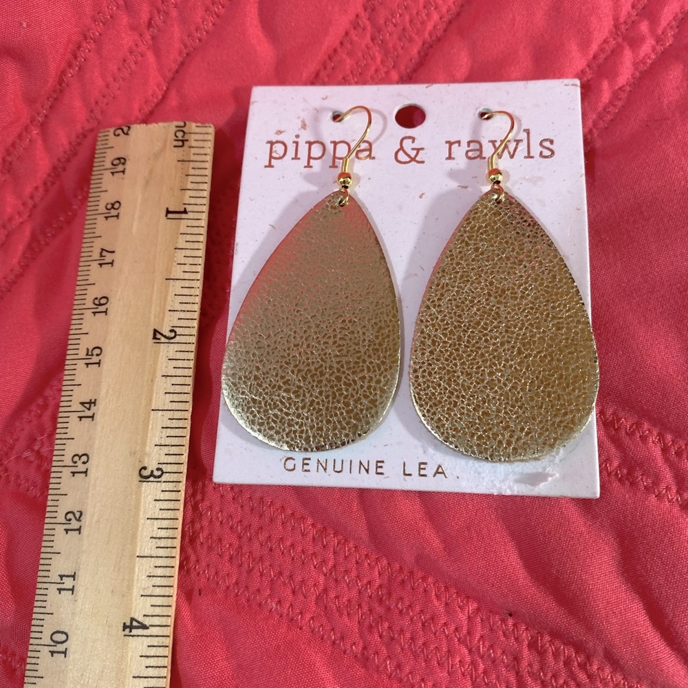 NWT pippa & rawls earrings, gold